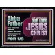 ABBA FATHER SHALT THRESH THE MOUNTAINS AND BEAT THEM SMALL  Christian Acrylic Frame Wall Art  GWAMEN10739  