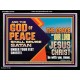 THE GOD OF PEACE SHALL BRUISE SATAN UNDER YOUR FEET SHORTLY  Scripture Art Prints Acrylic Frame  GWAMEN10760  