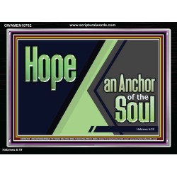 HOPE AN ANCHOR OF THE SOUL  Christian Paintings  GWAMEN10762  