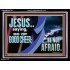 BE OF GOOD CHEER BE NOT AFRAID  Contemporary Christian Wall Art  GWAMEN10763  "33x25"