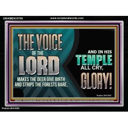 THE VOICE OF THE LORD MAKES THE DEER GIVE BIRTH  Art & Wall Décor  GWAMEN10789  "33x25"