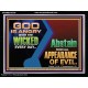 GOD IS ANGRY WITH THE WICKED EVERY DAY  Biblical Paintings Acrylic Frame  GWAMEN10790  