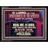 LET THE WICKEDNESS OF THE WICKED COME TO AN END HEAL ME O LORD  Scripture Art Acrylic Frame  GWAMEN10796  "33x25"