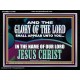 AND THE GLORY OF THE LORD SHALL APPEAR UNTO YOU  Children Room Wall Acrylic Frame  GWAMEN11750B  
