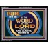 THE WORD OF THE LORD IS FOREVER SETTLED  Ultimate Inspirational Wall Art Acrylic Frame  GWAMEN12035  "33x25"
