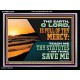 THE EARTH O LORD IS FULL OF THY MERCY TEACH ME THY STATUTES  Righteous Living Christian Acrylic Frame  GWAMEN12039  