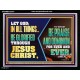 LET GOD IN ALL THINGS BE GLORIFIED THROUGH JESUS CHRIST  Christian Wall Décor  GWAMEN12070  