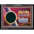 ABBA FATHER BE THOU MY HELPER  Glass Acrylic Frame Scripture Art  GWAMEN12089  "33x25"