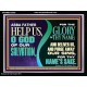 ABBA FATHER HELP US   Biblical Art Acrylic Frame  GWAMEN12092  