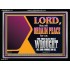 THE LORD WILL ORDAIN PEACE FOR US  Large Wall Accents & Wall Acrylic Frame  GWAMEN12113  "33x25"