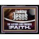 LOOKING UNTO JESUS THE AUTHOR AND FINISHER OF OUR FAITH  Modern Wall Art  GWAMEN12114  