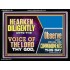 HEARKEN DILIGENTLY UNTO THE VOICE OF THE LORD THY GOD  Custom Wall Scriptural Art  GWAMEN12126  "33x25"