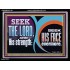 SEEK THE LORD HIS STRENGTH AND SEEK HIS FACE CONTINUALLY  Unique Scriptural ArtWork  GWAMEN12136  "33x25"