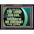 HE HATH REMEMBERED HIS COVENANT FOR EVER  Custom Wall Décor  GWAMEN12139  "33x25"