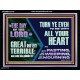 THE DAY OF THE LORD IS GREAT AND VERY TERRIBLE REPENT IMMEDIATELY  Custom Inspiration Scriptural Art Acrylic Frame  GWAMEN12145  