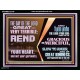 REND YOUR HEART AND NOT YOUR GARMENTS AND TURN BACK TO THE LORD  Custom Inspiration Scriptural Art Acrylic Frame  GWAMEN12146  