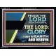 PRAISE THE LORD FROM THE EARTH  Unique Bible Verse Acrylic Frame  GWAMEN12149  