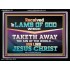 RECEIVED THE LAMB OF GOD OUR LORD JESUS CHRIST  Art & Décor Acrylic Frame  GWAMEN12153  "33x25"