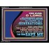 THY FAITHFULNESS IS UNTO ALL GENERATIONS O LORD  Bible Verse for Home Acrylic Frame  GWAMEN12156  "33x25"