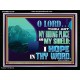 THOU ART MY HIDING PLACE AND SHIELD  Large Custom Acrylic Frame   GWAMEN12159  