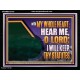 HEAR ME O LORD I WILL KEEP THY STATUTES  Bible Verse Acrylic Frame Art  GWAMEN12162  