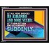 LET ALL MINE ENEMIES BE ASHAMED AND SORE VEXED  Bible Verse for Home Acrylic Frame  GWAMEN12170  "33x25"