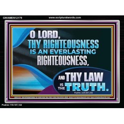 O LORD THY LAW IS THE TRUTH  Ultimate Inspirational Wall Art Picture  GWAMEN12179  "33x25"