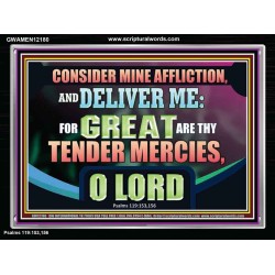 GREAT ARE THY TENDER MERCIES O LORD  Unique Scriptural Picture  GWAMEN12180  "33x25"
