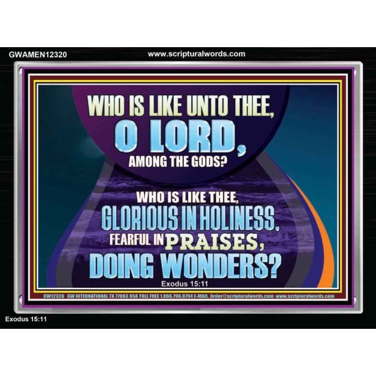 FEARFUL IN PRAISES DOING WONDERS  Ultimate Inspirational Wall Art Acrylic Frame  GWAMEN12320  