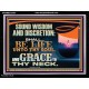 SOUND WISDOM AND DISCRETION SHALL BE LIFE UNTO THY SOUL  Children Room Wall Acrylic Frame  GWAMEN12407  