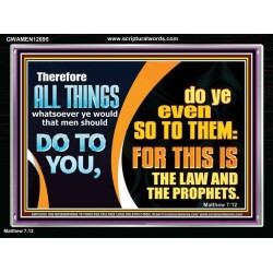 THE LAW AND THE PROPHETS  Scriptural Décor  GWAMEN12695  "33x25"