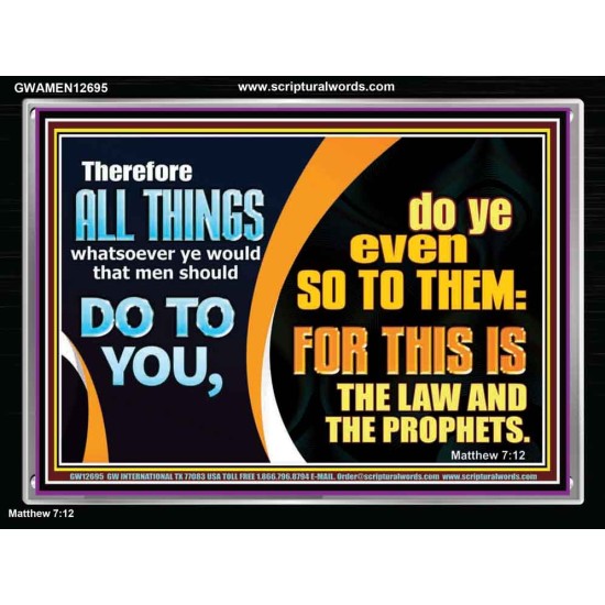 THE LAW AND THE PROPHETS  Scriptural Décor  GWAMEN12695  