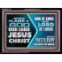 THE LAMB OF GOD OUR LORD JESUS CHRIST  Acrylic Frame Scripture   GWAMEN12706  "33x25"