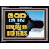 GOD IS IN THE GENERATION OF THE RIGHTEOUS  Scripture Art  GWAMEN12722  "33x25"