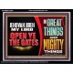 JEHOVAH JIREH OPEN YE THE GATES  Christian Wall Décor Acrylic Frame  GWAMEN12959  