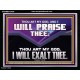 THOU ART MY GOD I WILL EXALT THEE  Unique Scriptural Acrylic Frame  GWAMEN13039  