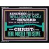 THE LORD WILL GIVE YOU AS A REWARD  Eternal Power Acrylic Frame  GWAMEN13080  "33x25"