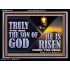 TRULY THIS WAS THE SON OF GOD HE IS RISEN FROM THE DEAD  Sanctuary Wall Acrylic Frame  GWAMEN13092  "33x25"