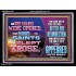 AND THE GRAVES WERE OPENED AND MANY BODIES OF THE SAINTS WHICH SLEPT AROSE  Bible Verses Wall Art Acrylic Frame  GWAMEN13094  "33x25"