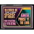 LET ALL THE PEOPLE SAY PRAISE THE LORD HALLELUJAH  Art & Wall Décor Acrylic Frame  GWAMEN13128  "33x25"