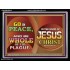 BE MADE WHOLE OF YOUR PLAGUE  Sanctuary Wall Acrylic Frame  GWAMEN9538  "33x25"