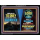 GOD SHALL BLESS THEE IN ALL THY WORKS  Ultimate Power Acrylic Frame  GWAMEN9551  