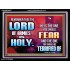 FEAR THE LORD WITH TREMBLING  Ultimate Power Acrylic Frame  GWAMEN9567  "33x25"