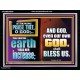 THE EARTH SHALL YIELD HER INCREASE FOR YOU  Inspirational Bible Verses Acrylic Frame  GWAMEN9895  