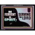 FERVENT IN SPIRIT SERVING THE LORD  Custom Art and Wall Décor  GWAMEN9908  "33x25"