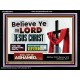 WHOSOEVER BELIEVETH ON HIM SHALL NOT BE ASHAMED  Contemporary Christian Wall Art  GWAMEN9917  