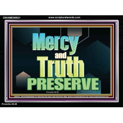 MERCY AND TRUTH PRESERVE  Christian Paintings  GWAMEN9921  "33x25"