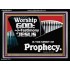 JESUS CHRIST THE SPIRIT OF PROPHESY  Encouraging Bible Verses Acrylic Frame  GWAMEN9952  "33x25"