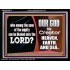 WHO CAN BE LIKENED TO OUR GOD JEHOVAH  Scriptural Décor  GWAMEN9978  "33x25"