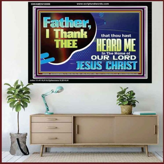 FATHER I THANK YOU  Art & Wall Décor  GWAMEN10086  